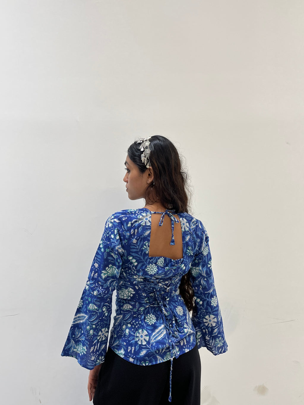 FLARE CORSET BACK TOP