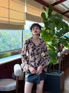 DIAMOND NECK SHIRT TOP