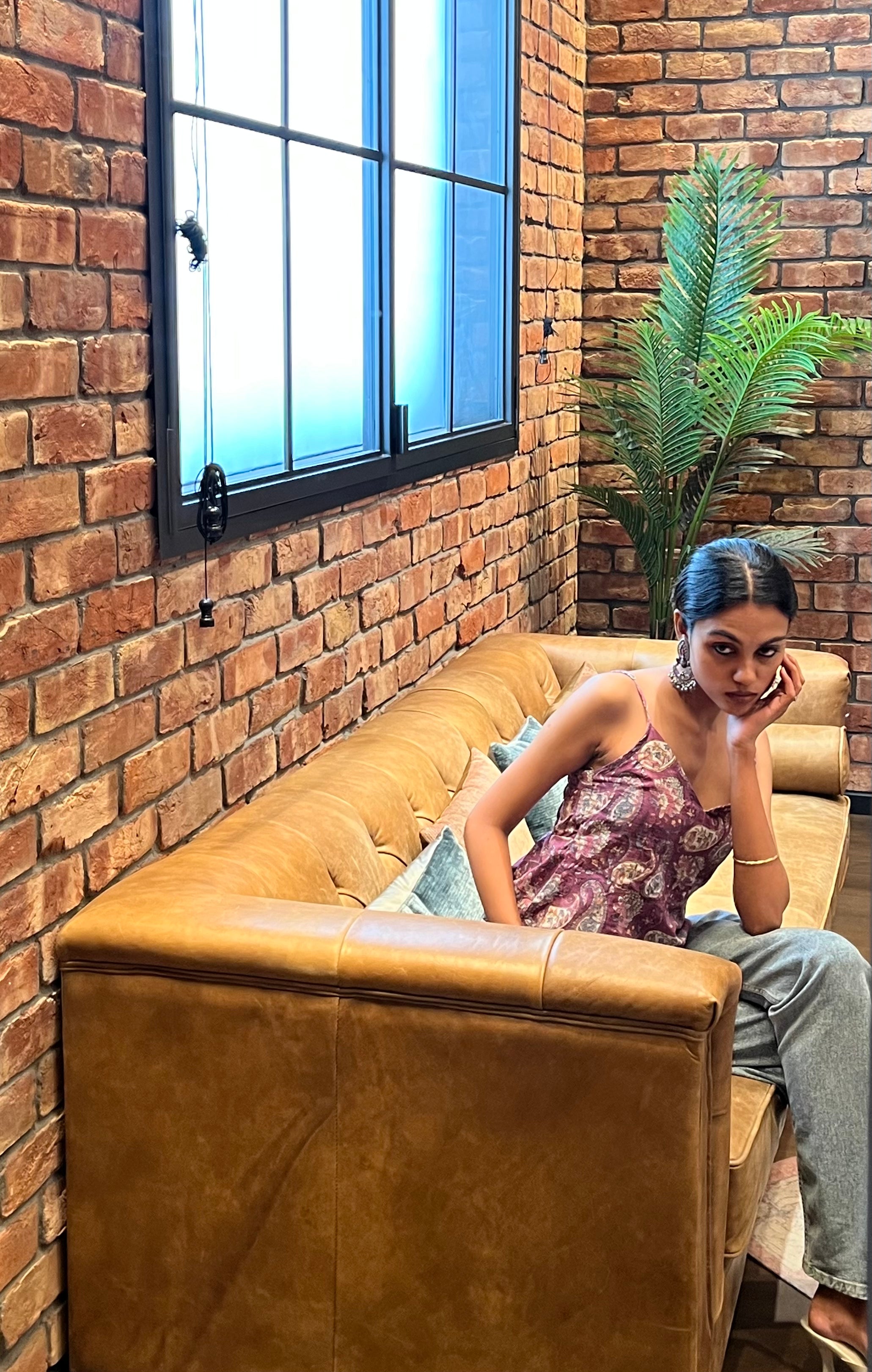 Sanganeri Paisley Tank Top