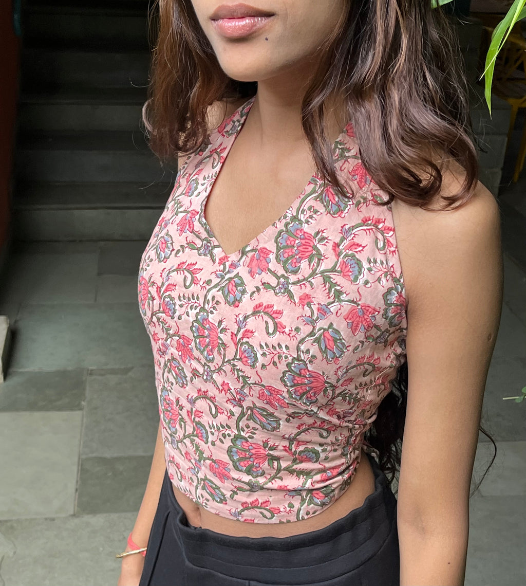 HALTER NECK TOP