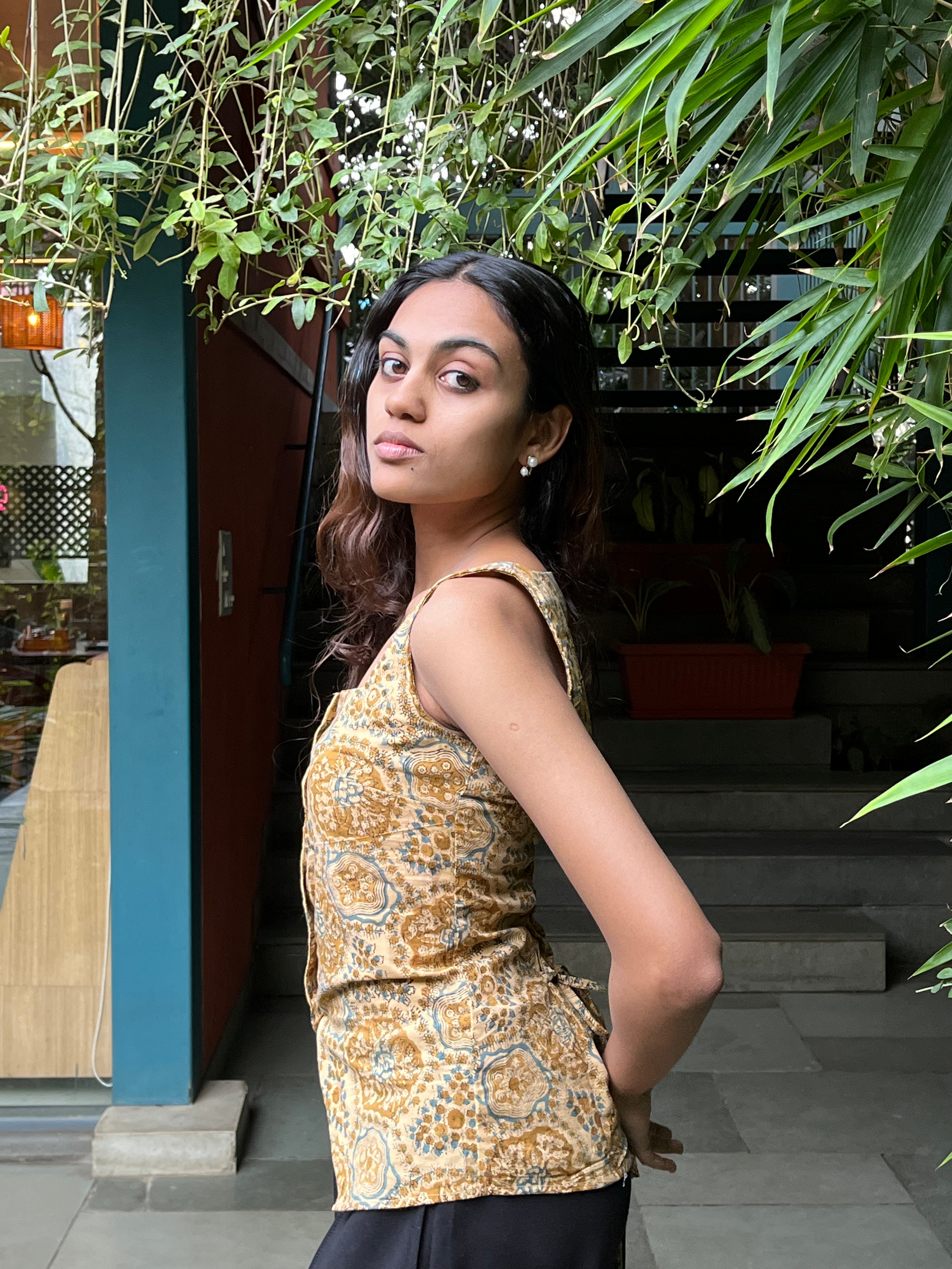 vest corset back top